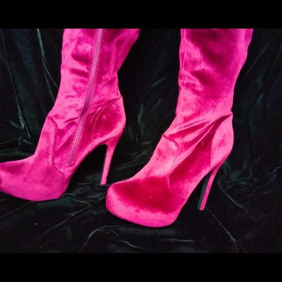 Justfab Women’s Five Inch Heel Boots Size 9.5 - Picture 4 of 9